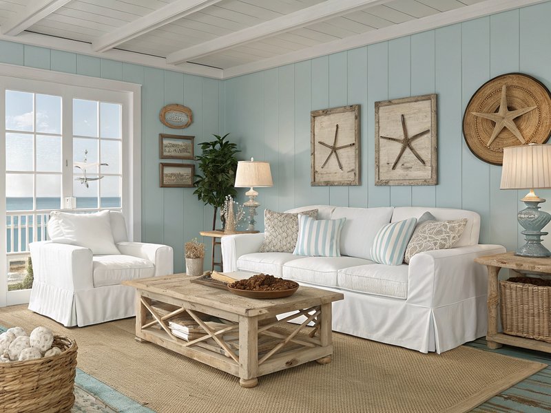 Beachfront Home Living Room